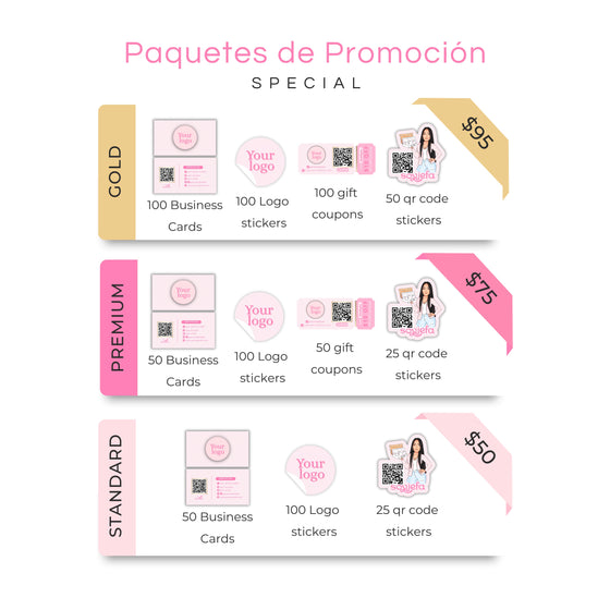 Paquetes de Promoción SPECIAL