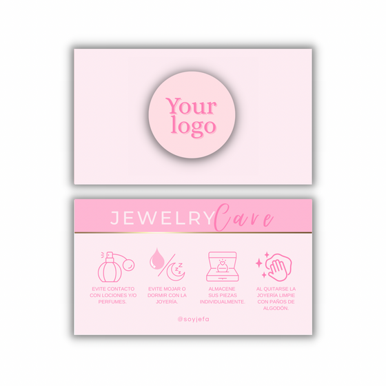 Jewelry Care Cards