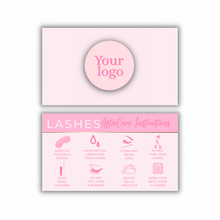  Aftercare Lashes Cards